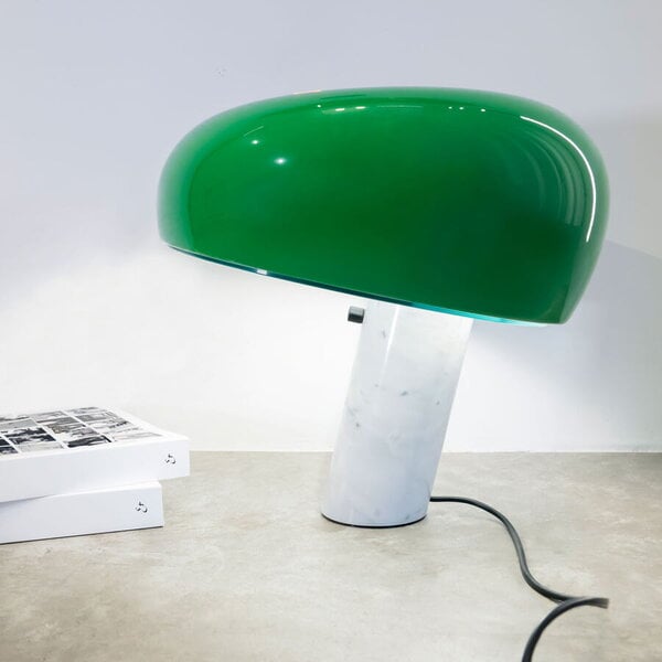 Belysning, Snoopy bordslampa, grön, Grön