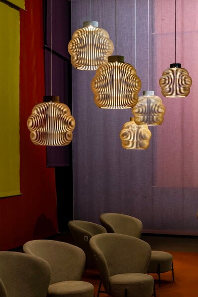 Pendant lamps, Kumulo 5200 pendant, natural birch, Natural