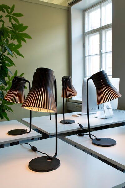 Desk lamps, Petite 4620 table lamp, black, Black