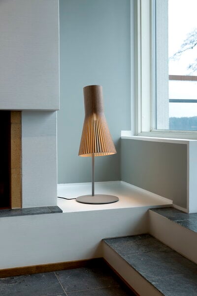 Belysning, Secto 4220 bordslampa, valnöt, Grå