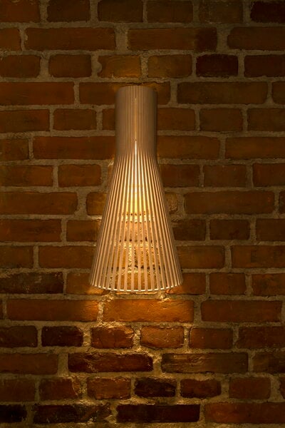 Lampade da parete, Lampada da parete Secto 4230 60 cm, montaggio diretto, betulla, Naturale