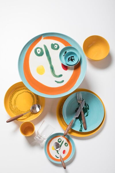 Plates, Feast serving plate, Face 2, Multicolour