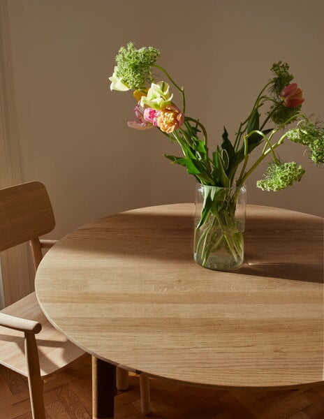Tavoli da pranzo, Tavolo Hven, 110 cm, rovere oliato, Naturale