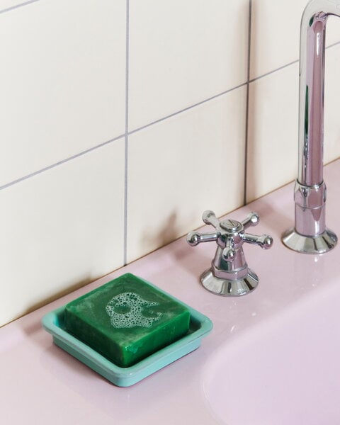 Accessori per il bagno, Portasapone, verde chiaro, Verde