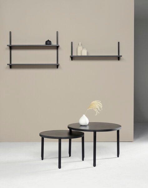 Wall shelves, Sola wall shelf, black, Black