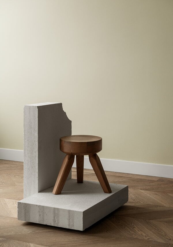 Stools, AML stool, oiled pine, Beige