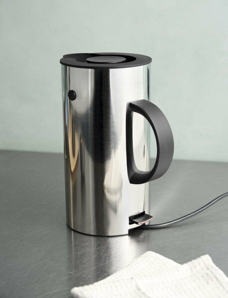 Kettles, EM77 electric kettle, steel, Silver