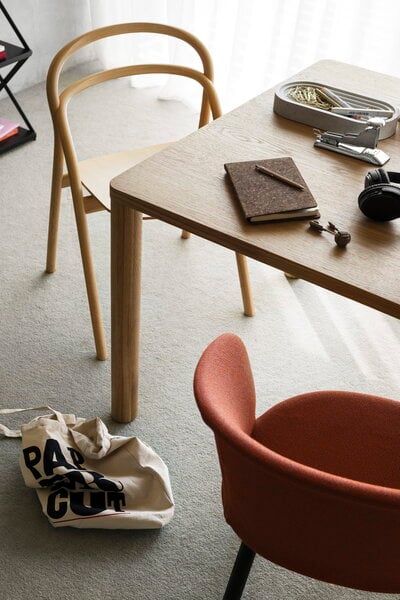 Dining tables, Log table, 220 x 90 cm, oak, Natural