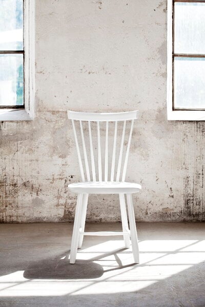 Ruokapöydän tuolit, Lilla Åland tuoli, valkoinen, Valkoinen