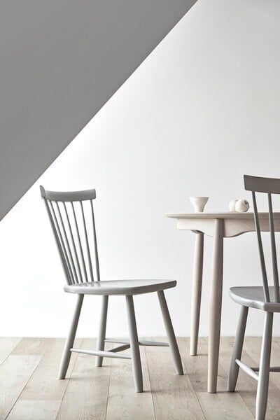 Dining chairs, Lilla Åland chair, light grey, Gray