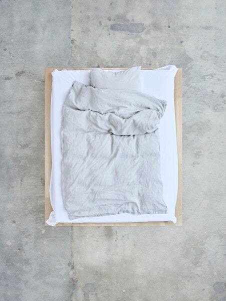 Pillowcases, Pillow sham, 50 x 60 cm, soft grey, Gray