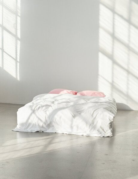 Housses de couette, Housse de couette simple, 150 x 210 cm, blanc cassé, Blanc