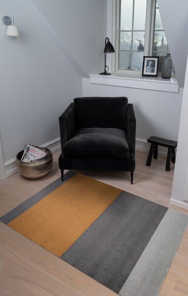 Autres tapis, Paillasson Stripes Horizontal, 90 x 130 cm, gris - dijon, Gris