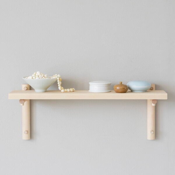 Wall shelves, Tikas wall shelf, mini, birch, Natural