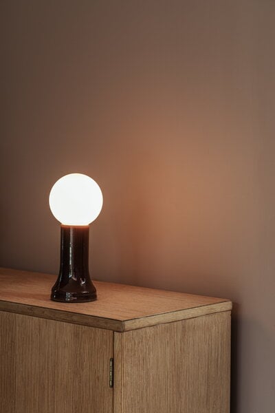 Table lamps, Shore table lamp, bottle brown, Brown