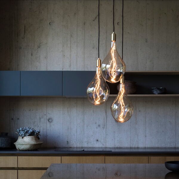 Pendant lamps, Brass pendant lamp base, Gold