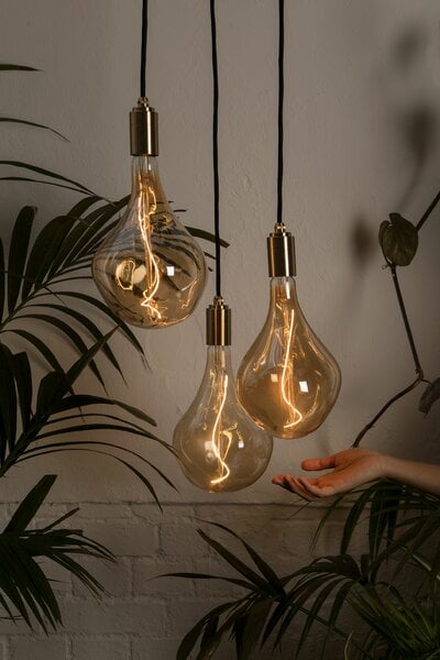 Ljuskällor, Voronoi II LED-lampa 3 W E27, dimbar, Transparent