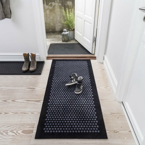 Other rugs & carpets, Dot shoe tray, L, black, Black