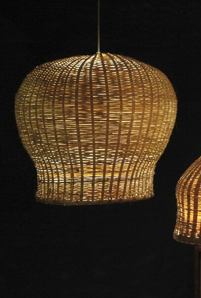 Pendant lamps, Bamboo lights Ilkka Suppanen, pendant lamp, L, Natural