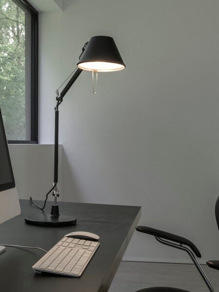 Skrivbordslampor, Tolomeo Mini bordslampa, svart, Svart