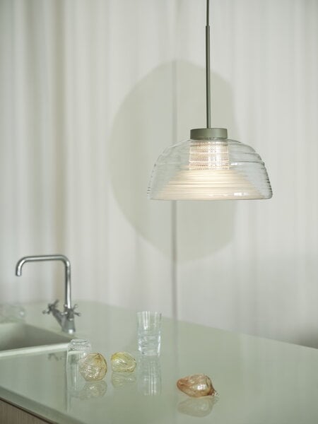 Pendant lamps, Two-Layer pendant, 37,5 cm, olive, Green