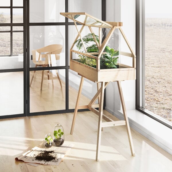 Plant stands, Greenhouse, ash, Natural