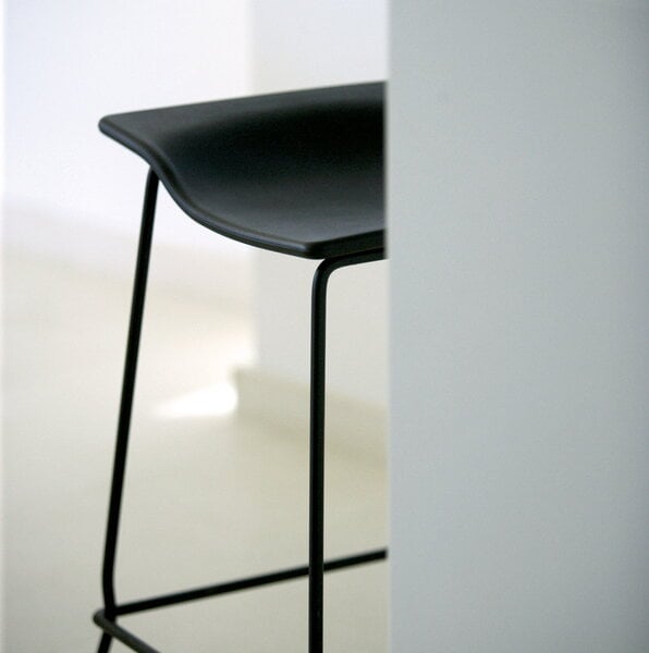 Tabourets et chaises de bar, Tabouret Last Minute, M, noir, Noir