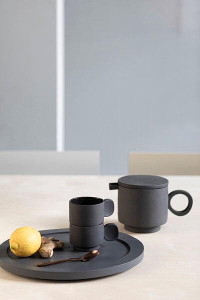 Coffee pots & teapots, Inner Circle teapot, grey, Gray