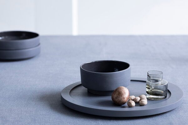 valerie_objects Inner Circle bowl, grey | Finnish Design Shop