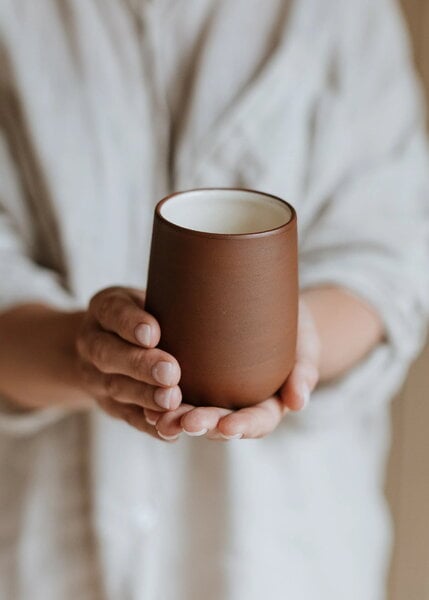 Cups & mugs, Earth Raw mug, brown - beige, Beige