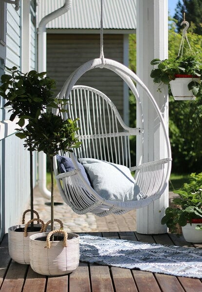 Garden hammocks & swings, Aulis hanging chair, classic, white, White