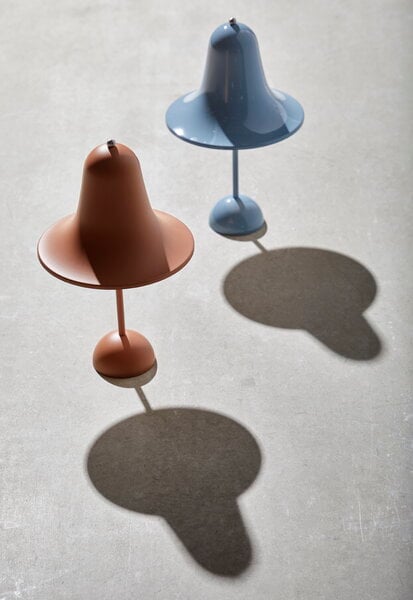 Lampade per esterni, Lampada da tavolo Pantop Portable, 18 cm, terracotta opaco, Marrone