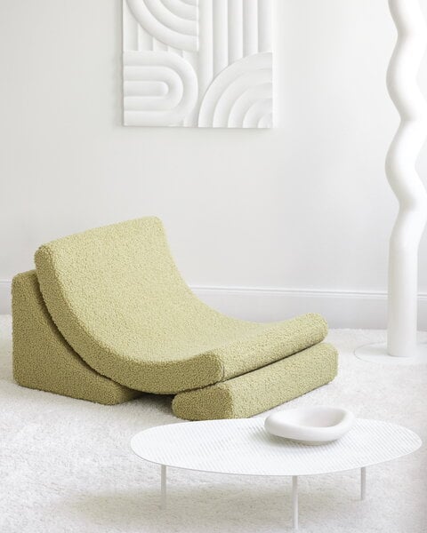 Kids' furniture, Moon chair, matcha, Green