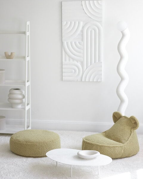 Kids' furniture, Bear beanbag chair, matcha, Green