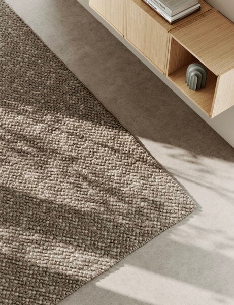 Wool rugs, Tact rug, 170 x 240 cm, brown, Brown