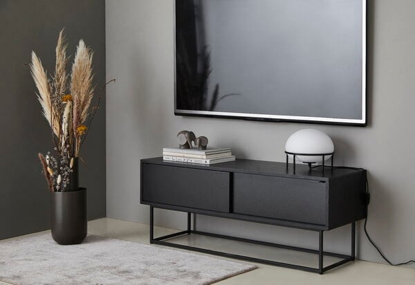 Woud Virka Sideboard, Low, Black 