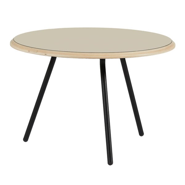 Tavoli da salotto, Tavolino Soround, 60 cm, nanolaminato beige, Beige