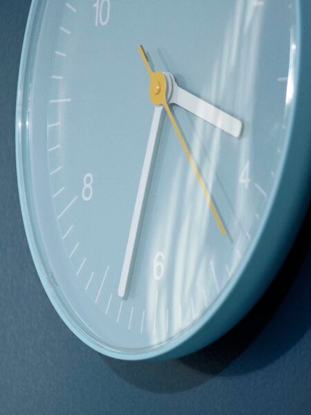 HAY Wall Clock Blue Finnish Design Shop   Wall Clock Light Blue Detail 01 