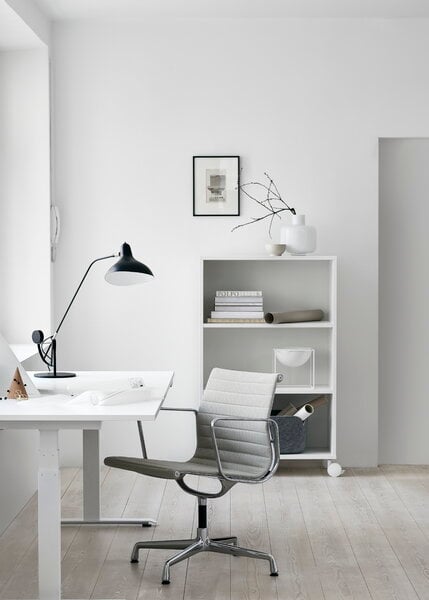 Höhenverstellbare Schreibtische, Elektrisch höhenverstellbarer Tisch 24/7, weiß, Weiß