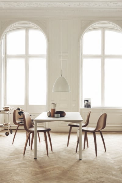 Dining chairs, Gubi 3D chair, oak, Natural