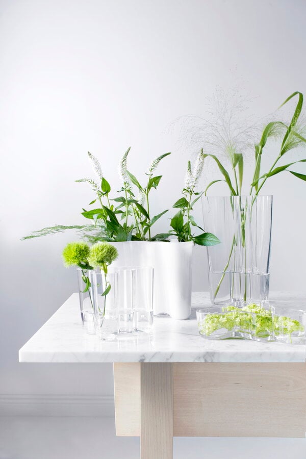 Vases, Aalto bowl 50x195 mm, clear, Transparent