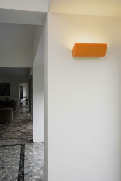 Wall lamps, Applique Radieuse wall lamp, orange, Orange
