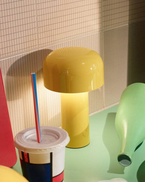 Lighting, Bellhop table lamp, yellow, Yellow