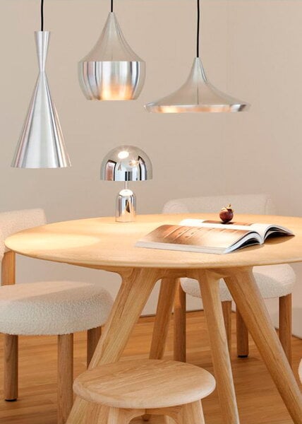 Pendant lamps, Unbeaten Fat pendant, LED, aluminium, Silver