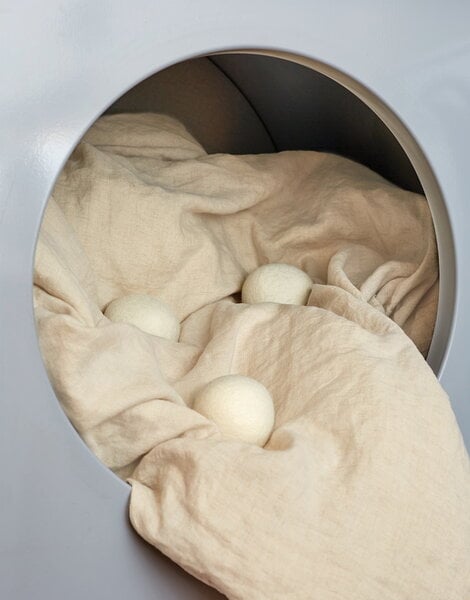 Garment care, Tumble dryer balls, 4 pcs, White