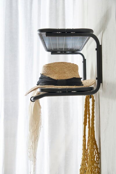 Wall coat racks, Classic hat rack, 60 cm, black, Black