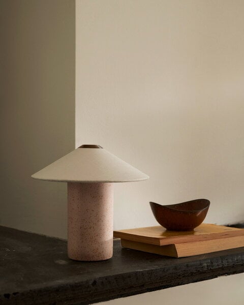 Portable lamps, Futé 180 portable table lamp, ceramic, Beige