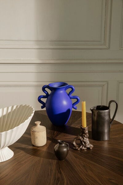 Vases, Verso table vase, bright blue, Blue