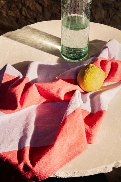 Tea towels, Hale tea towel, red - lilac, Red