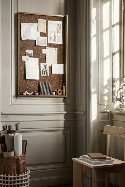 Muistitaulut, Kant muistitaulu, 63 x 96 cm, ruskea – oliivinvihreä, Ruskea
